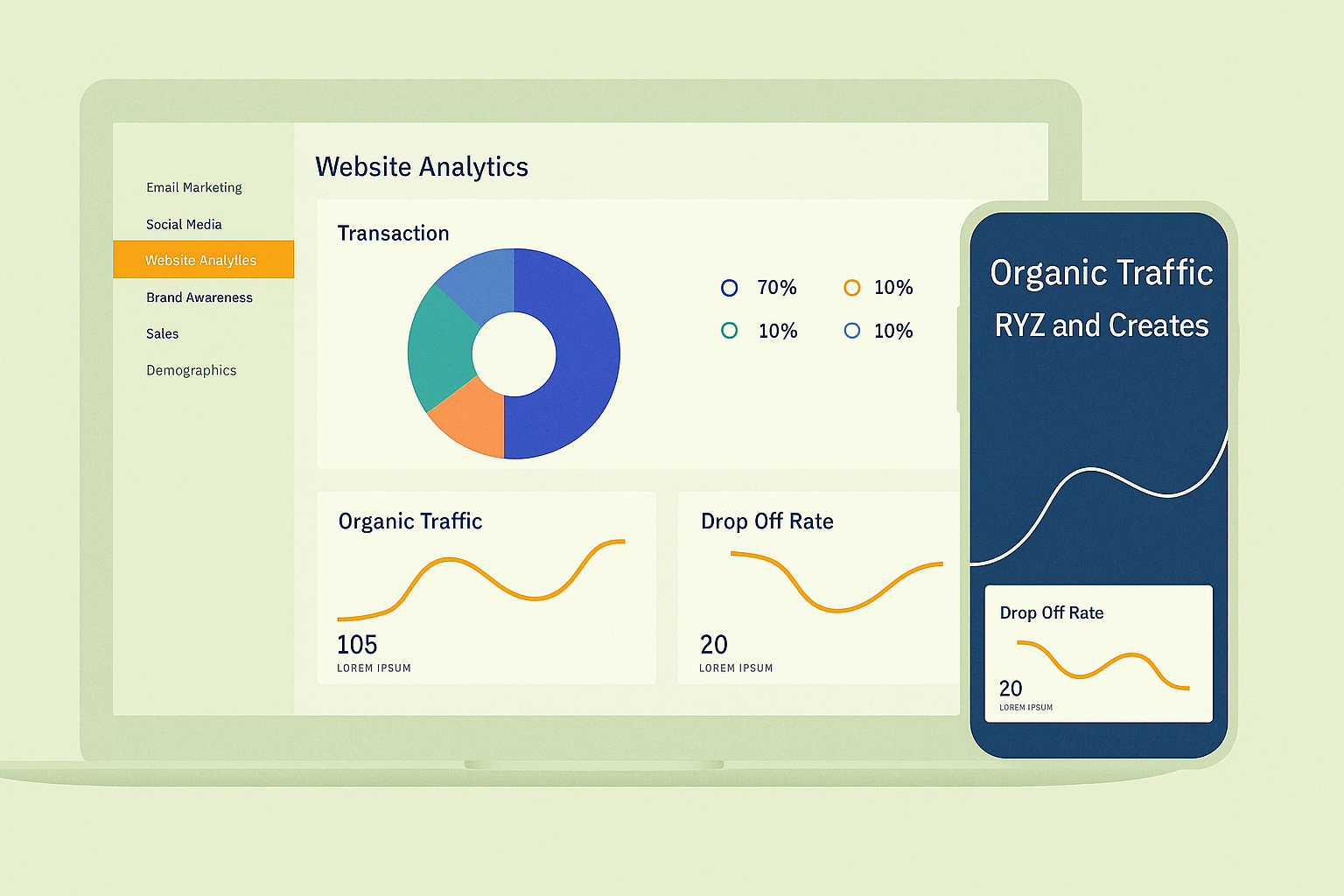 website analytics dashboard